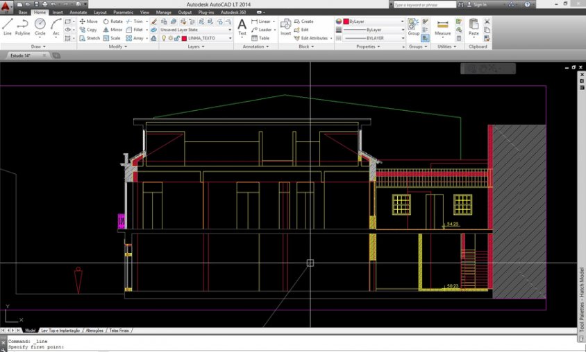 קורס Autocad - ממשק אוטוקאד